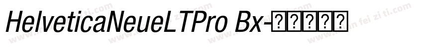 HelveticaNeueLTPro Bx字体转换